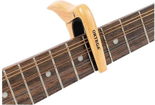 Ortega Capo Din Lemn Tip Declanșator Pentru Ukulele / Banjo În Culoare Bej