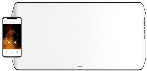 Duux Edge 2000 White Konvektorheizung Boden 2000W mit elektronischem Thermostat und WiFi 80x40cm Weiß