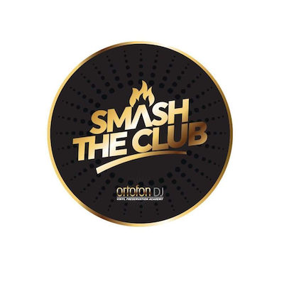 Ortofon Slipmat din Fetru Slipmat Smash the Club cu model