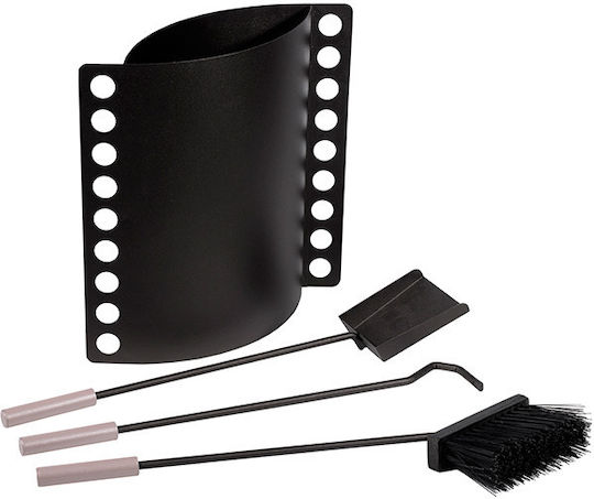 Viometal LTD Orlando 500 Set de unelte pentru șemineu cu găleată Rust