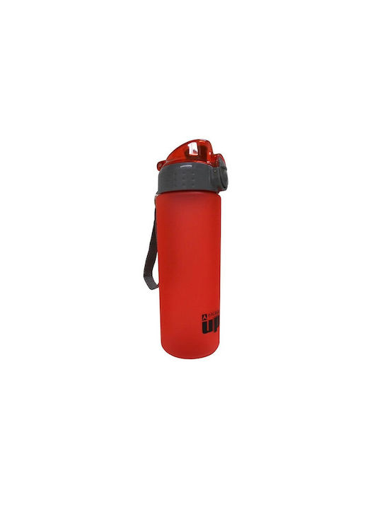 Back Me Up Παγούρι Πλαστικό 600ml Κόκκινο
