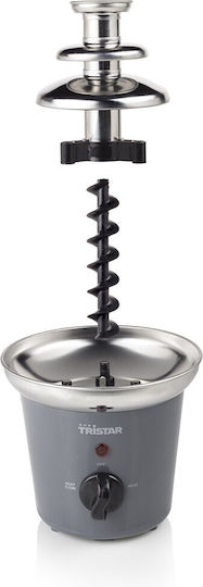 Tristar Silver Chocolate Fountain with 3 Flats 32W 15x15x22cm