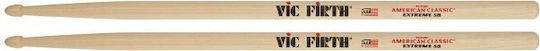 Vic Firth 5B Extreme Hickory Drumstick with Wooden Drop Head