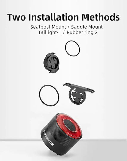 Rockbros Q3 Rechargeable Rear Bicycle Light