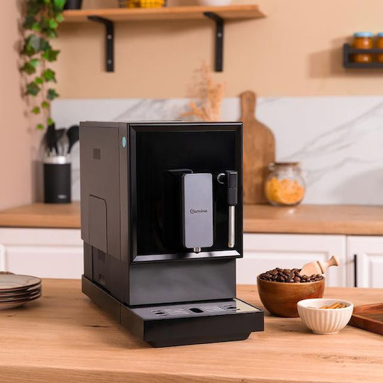 Cecotec Power Matic-Ccino Vaporissima Αυτόματη Μηχανή Espresso 1470W Πίεσης 19bar με Μύλο Άλεσης Μαύρη 01626