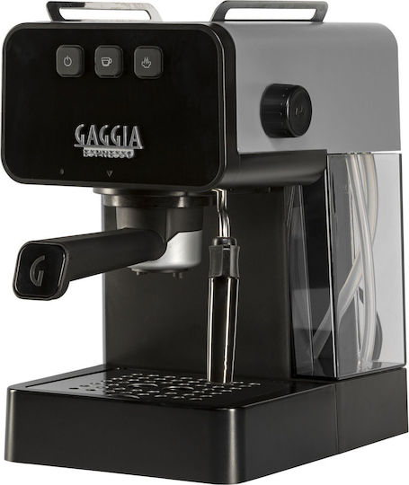 Gaggia Style Espressomaschine 1900W Druck 15bar Gray