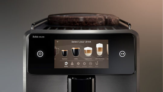 Saeco Xelsis Deluxe Automatische Espressomaschine 1500W Druckreiniger 15bar mit Mahlwerk Schwarz SM8780/00
