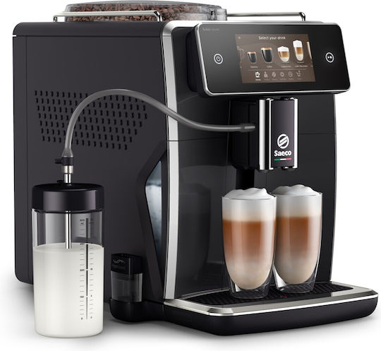 Saeco Xelsis Deluxe Automatische Espressomaschine 1500W Druckreiniger 15bar mit Mahlwerk Schwarz SM8780/00