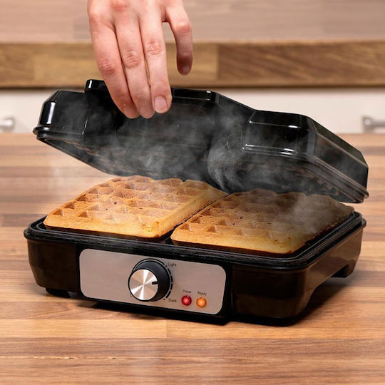 Alpina Appliances Aparat de Vafe pentru Vafe Rectangulare cu 2 Compartimente 1000W