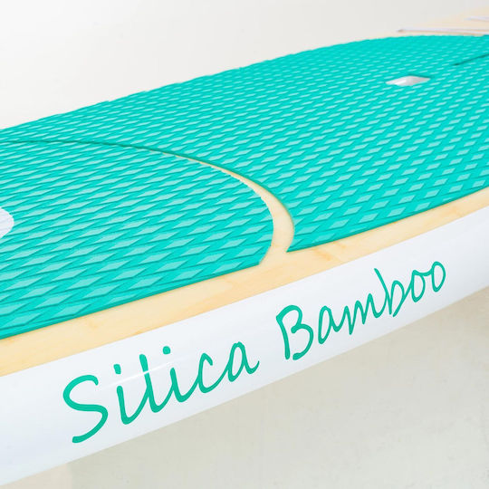 SCK BAMBOO Silica 11'6'' Bamboo Placă SUP cu Lungime 3.5m Verde