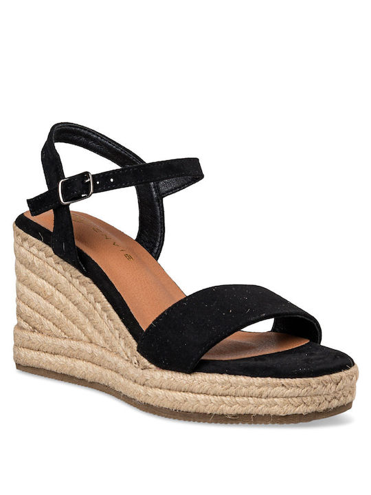 Envie Shoes Platforme dama Negre