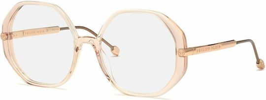 Philipp Plein Weiblich Brillenrahmen Rosa VPP053S 09AH