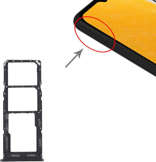 Sim Card Slot Black for Samsung Galaxy A13 5G SM-A136
