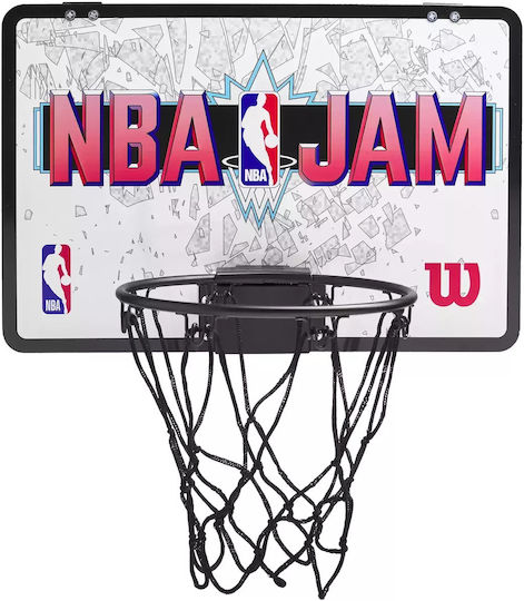 Wilson Nba Jam Μπασκέτα με Ταμπλό και Διχτάκι