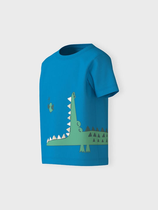 Παιδικό T-shirt Swedish Blue Bird And Crocodile