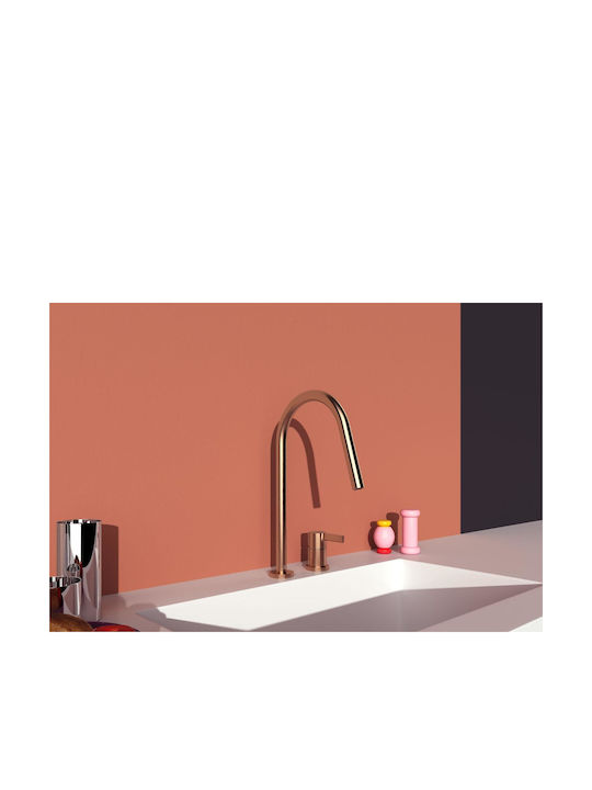 Ideal Standard Gusto Μπαταρία Κουζίνας Πάγκου Χάλκινη