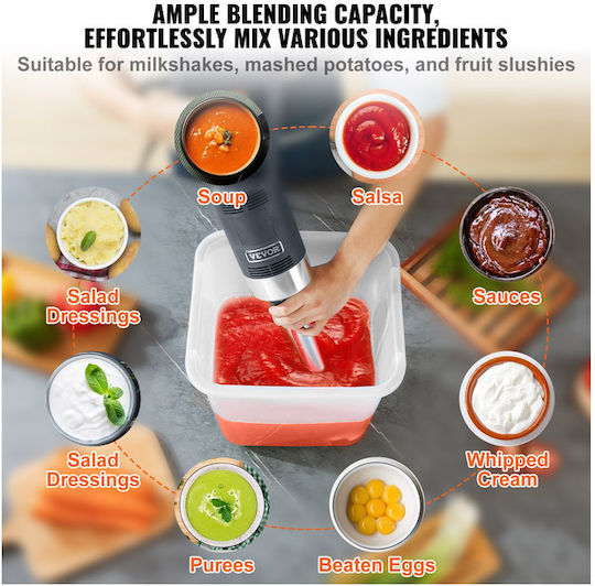 Vevor Commercial Hand Blender 750W with Shaft 508mm