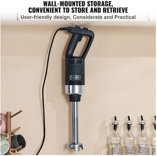 Vevor Commercial Hand Blender 750W with Shaft 304mm