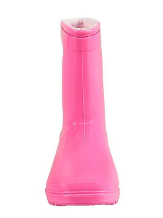 Kids Wellies with Internal Lining Pink