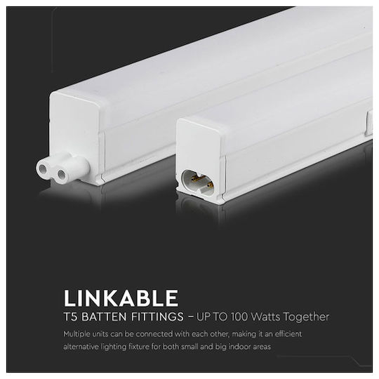 V-TAC Under-Cabinet LED Light 4W Cool White with Switch L30xD2.28xH3cm