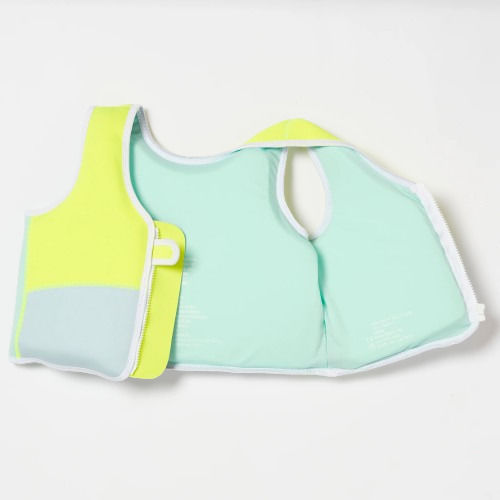 Sunnylife Παιδικό Γιλέκο Κολύμβησης Κίτρινο The Sharkaqua Neon Yellow
