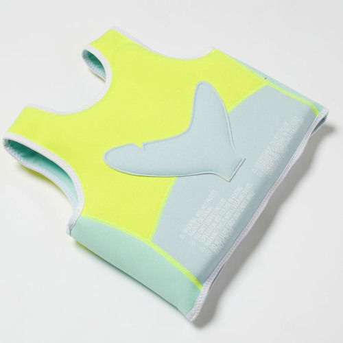 Sunnylife Παιδικό Γιλέκο Κολύμβησης Κίτρινο The Sharkaqua Neon Yellow