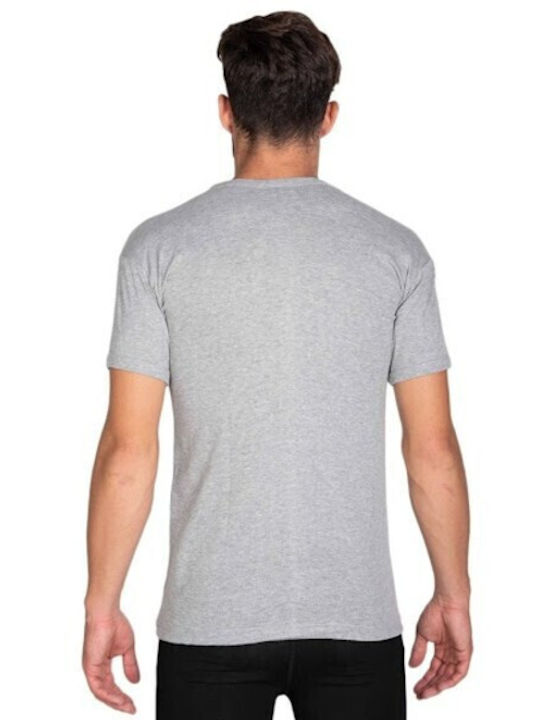 Onurel 118-1 Men's Undershirt Short-sleeved in Gray Color