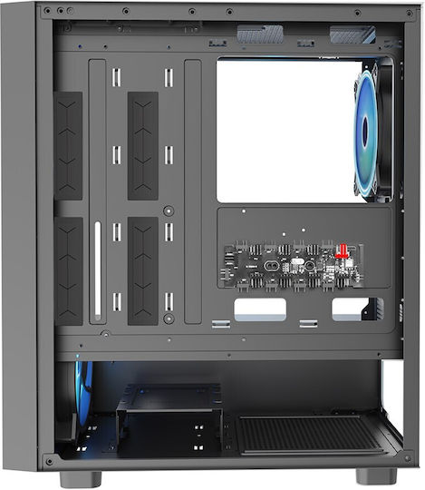 Modecom Breeze ARGB FLOW Gaming Midi Tower Computer Case with Side Window Black