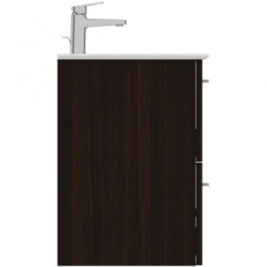 Ideal Standard Шкаф със Мивка Coffee Oak