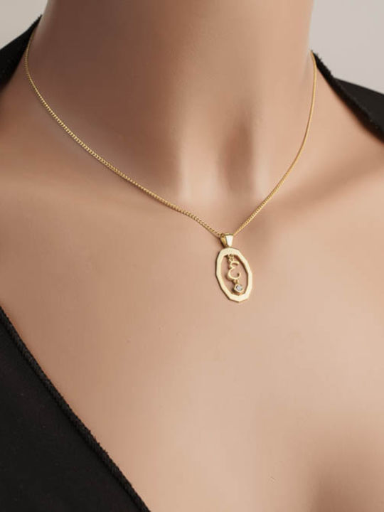 Dio Jewellery Lab Charm Monogramm aus Vergoldet Silber