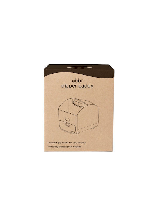 Ubbi Nursery Storage Basket Brown