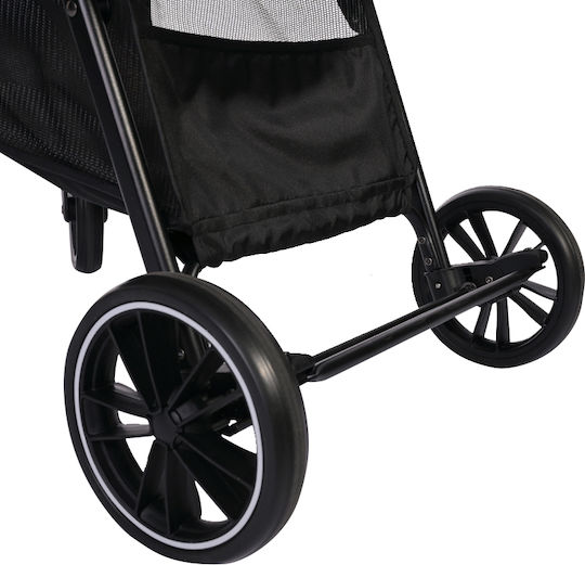 Lorelli Fresh Baby Stroller Suitable for Newborn Jasper Black 5.9kg