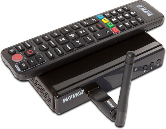 WIWA H.265 2790Z Mpeg-4 Digital Receiver High Definition (720p) with PVR (Record to USB) Connectivity SCART USB