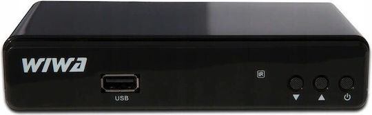 WIWA H.265 2790Z LITE Ψηφιακός Δέκτης Mpeg-4 HD (720p) με Λειτουργία PVR (Εγγραφή σε USB) Συνδέσεις SCART / USB