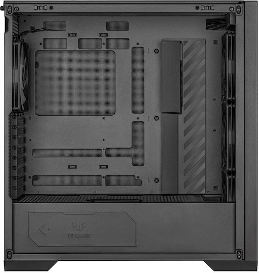 Asus TUF Gaming GT302 ARGB Midi-Turm Computergehäuse mit Seitenfenster Schwarz