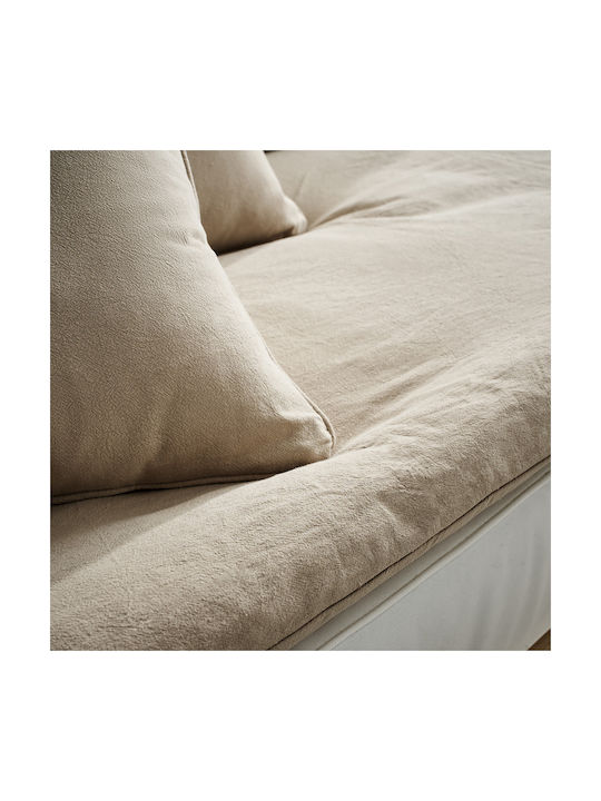 Gofis Home Decorative Pillow Case Valerie Natural Beige 381 40x60cm.