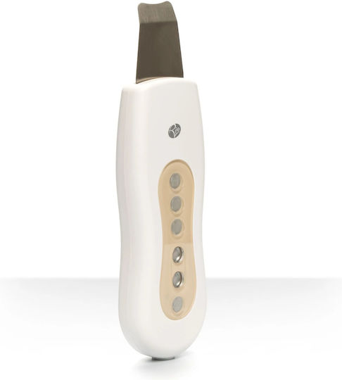Ultrasonic Facial Cleanser Rio Fass3 25000 Hz Skin Cleansing Moisturizing Peeling Sonophoresis Adjustable Intensity Usb White Cream