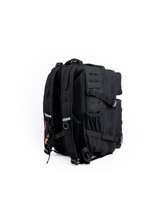 Anthrax Sportswear Deployment 3.0 Fabric Backpack Waterproof Black Orange 45lt