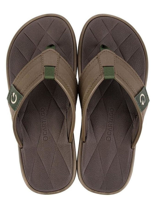 Cartago Malta Herren-Flip-Flops Braun