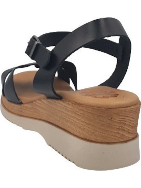 Porronet Platforme Dama Negru Fi2953