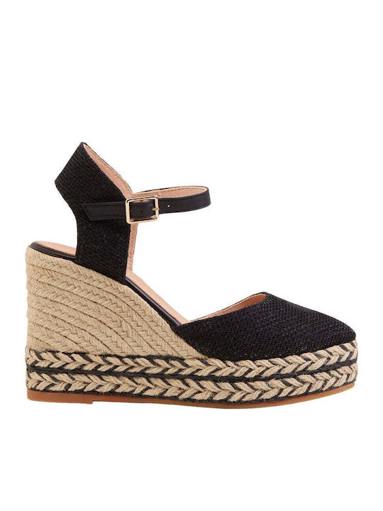 Damenplattformen im Espadrilles-Stil Goldene