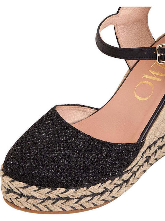 Damenplattformen im Espadrilles-Stil Goldene