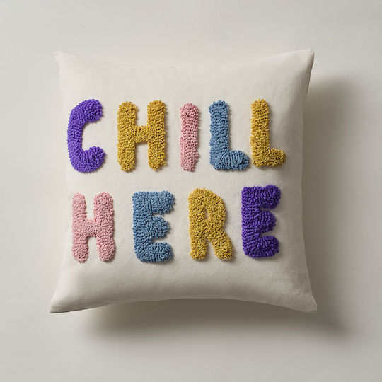 Gofis Home Μαξιλαροθήκη Chill 241 43x43εκ. Gofis Home Μαξιλαροθήκη Chill 241 43x43εκ.