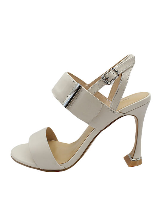 Leather Sandals Anatomic Beige