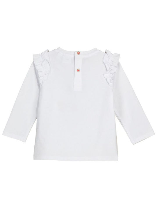 Original Marines Kids Blouse Long Sleeve White