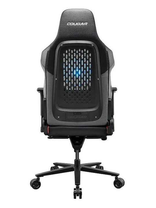 Cougar NxSys Aero Καρέκλα Gaming Δερματίνης με Ρυθμιζόμενα Μπράτσα και RGB Φωτισμό Μαύρη