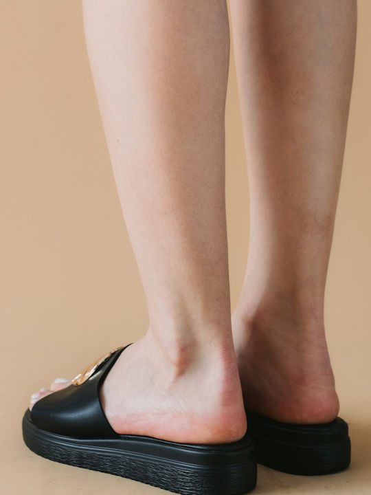 Adam's Flatforms Μεταλλικό Διακοσμητικό Στην Φάσα 004.829-24024-l Μαυρο