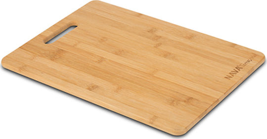 Nava Rectangular Wooden Chopping Board Beige 40x25.5cm