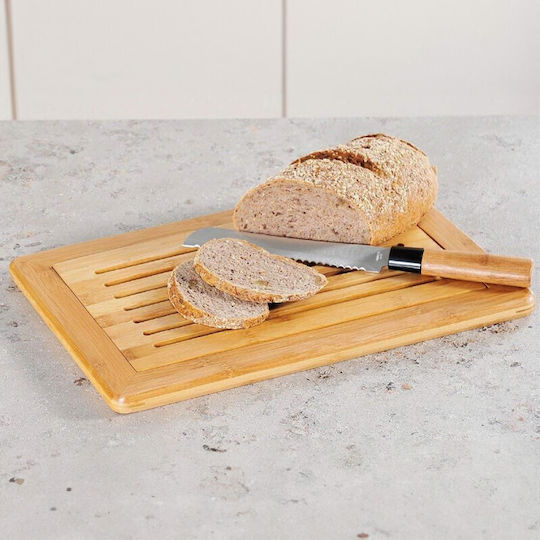 Kesper Επιφάνεια Κοπής για Ψωμί Ξύλινη Καφέ 42x28cm