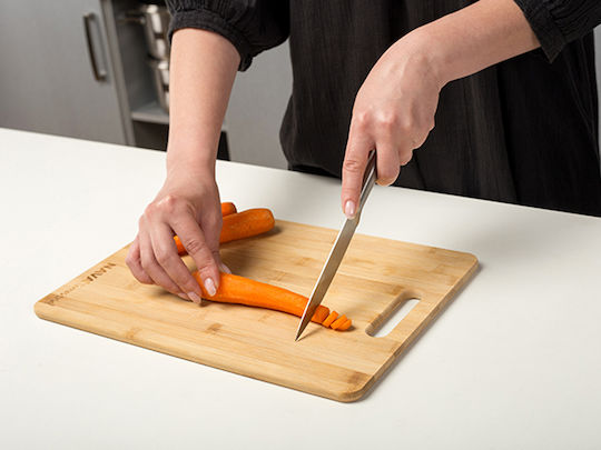 Nava Rectangular Wooden Chopping Board Beige 35.5x25.5cm